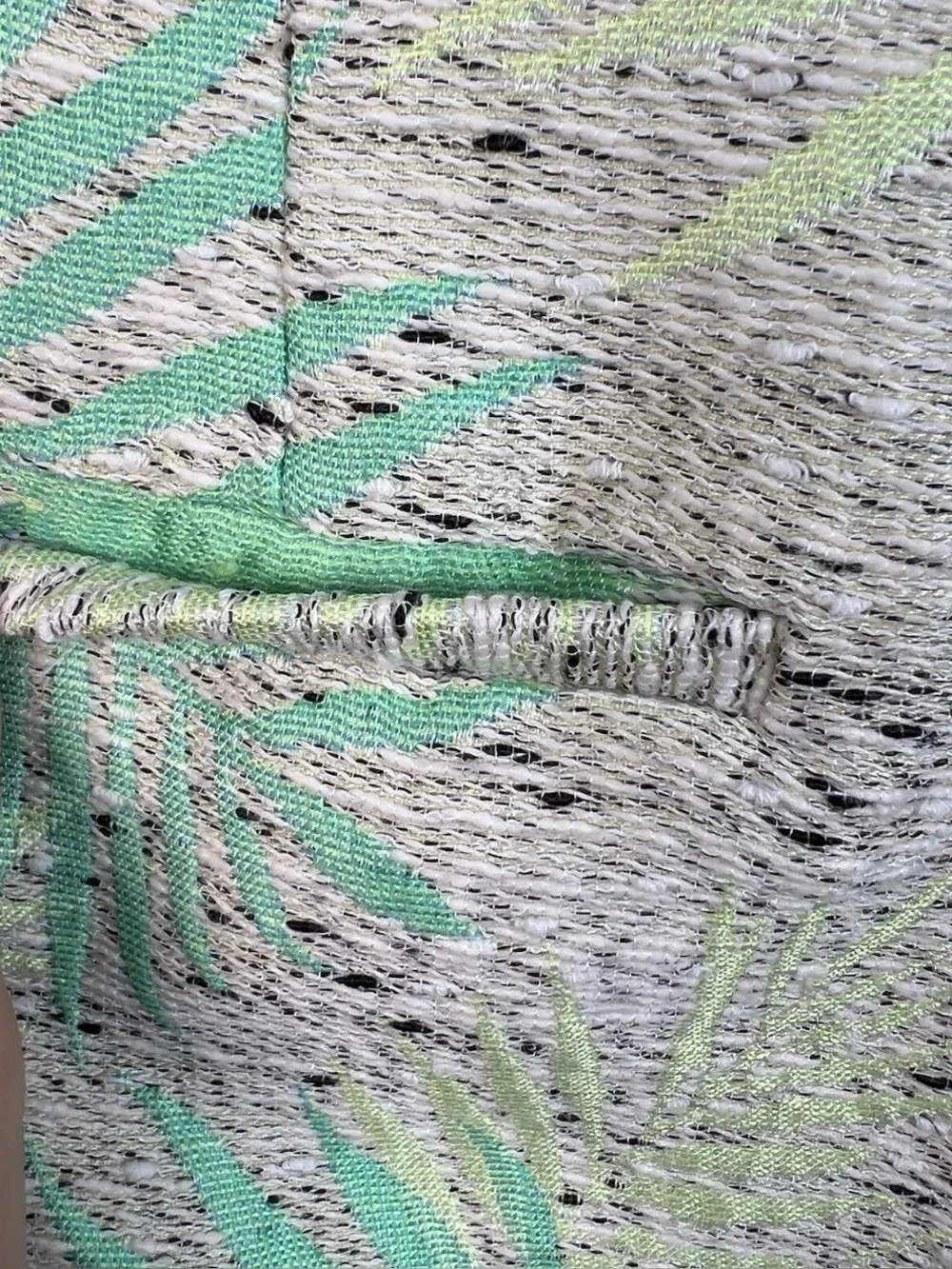 Sorority Size Small Tropical Palm Leaf Skort & Top Matching Set